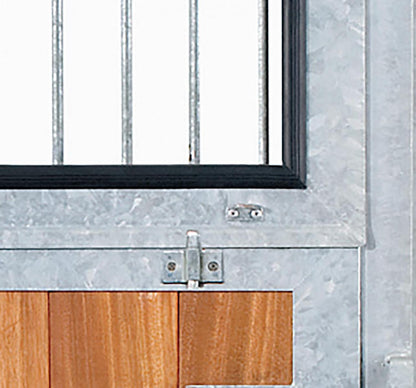 STALDDØR MED VINDUE OG BUE (To-delt)