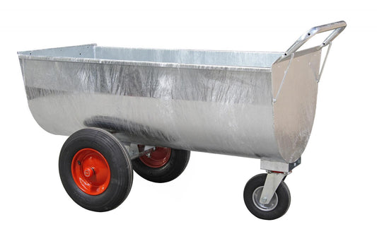 GALVANISERET FODERVOGN UDEN LÅG (400 l.)