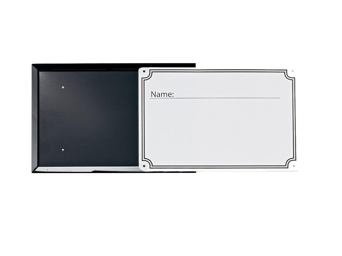 BOKSSKILT RAMME SORT