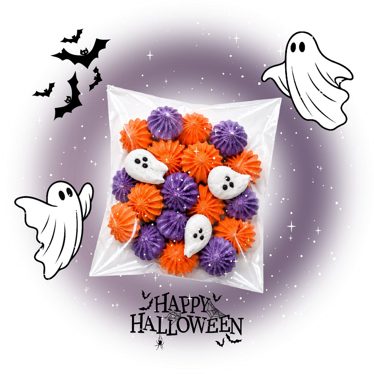 Candy Horse Halloween Ghost Meringues – Limited Edition