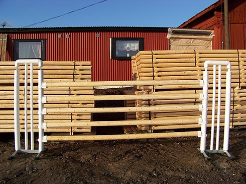 UBEHANDLEDE - TRYKIMPRÆGNEREDE TRÆBOMME (3,5 m)