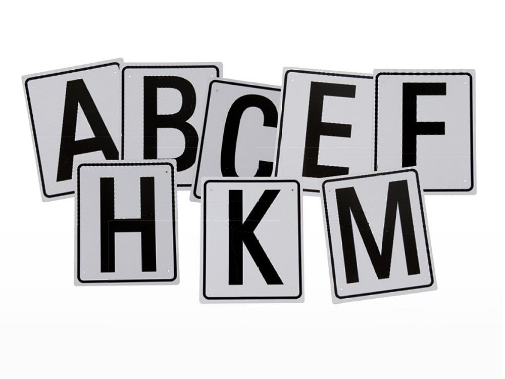 DRESSURBOGSTAVER I KUNSTSTOF 20x40 (vægmodel)