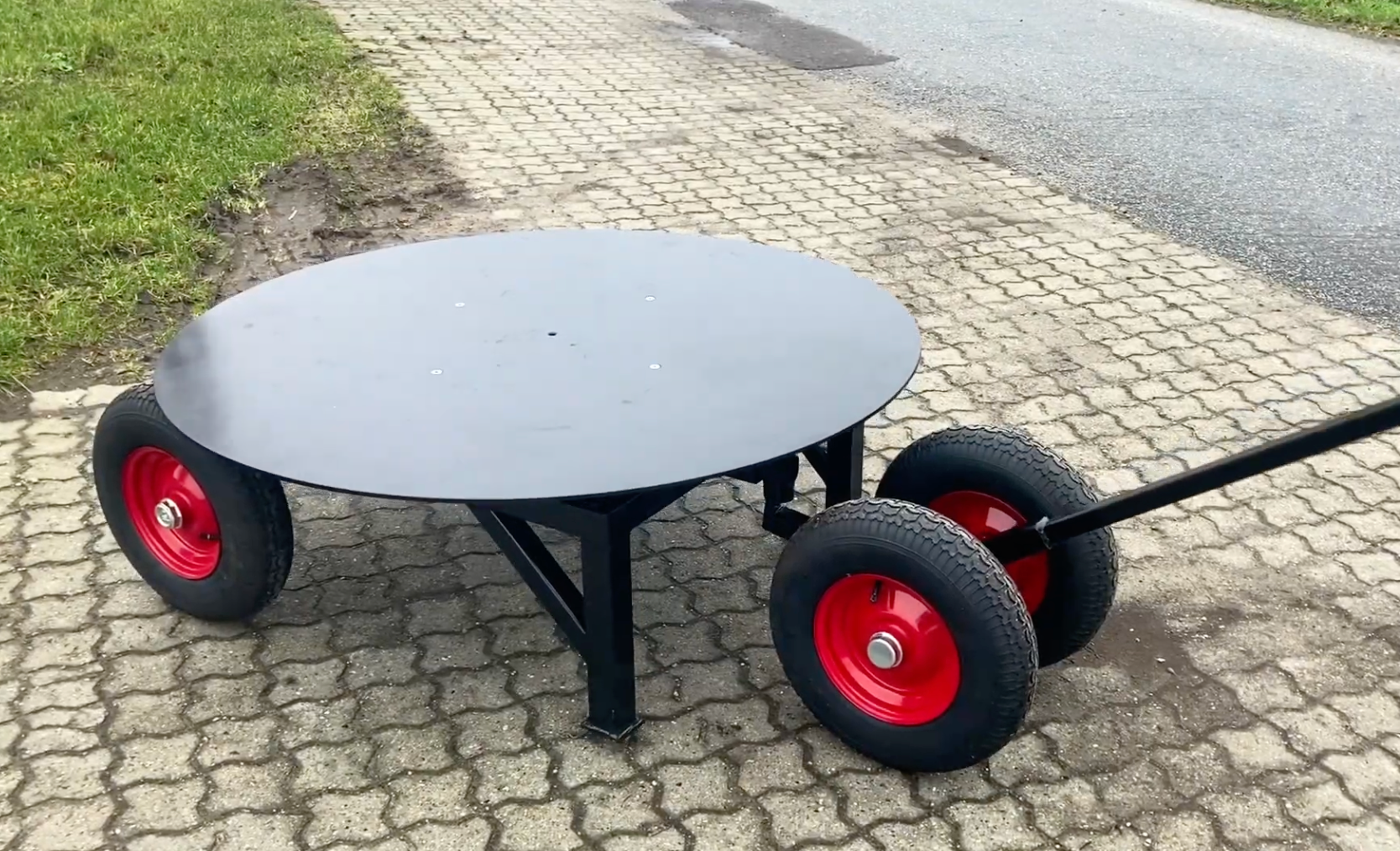 Roterende Rundballevogn