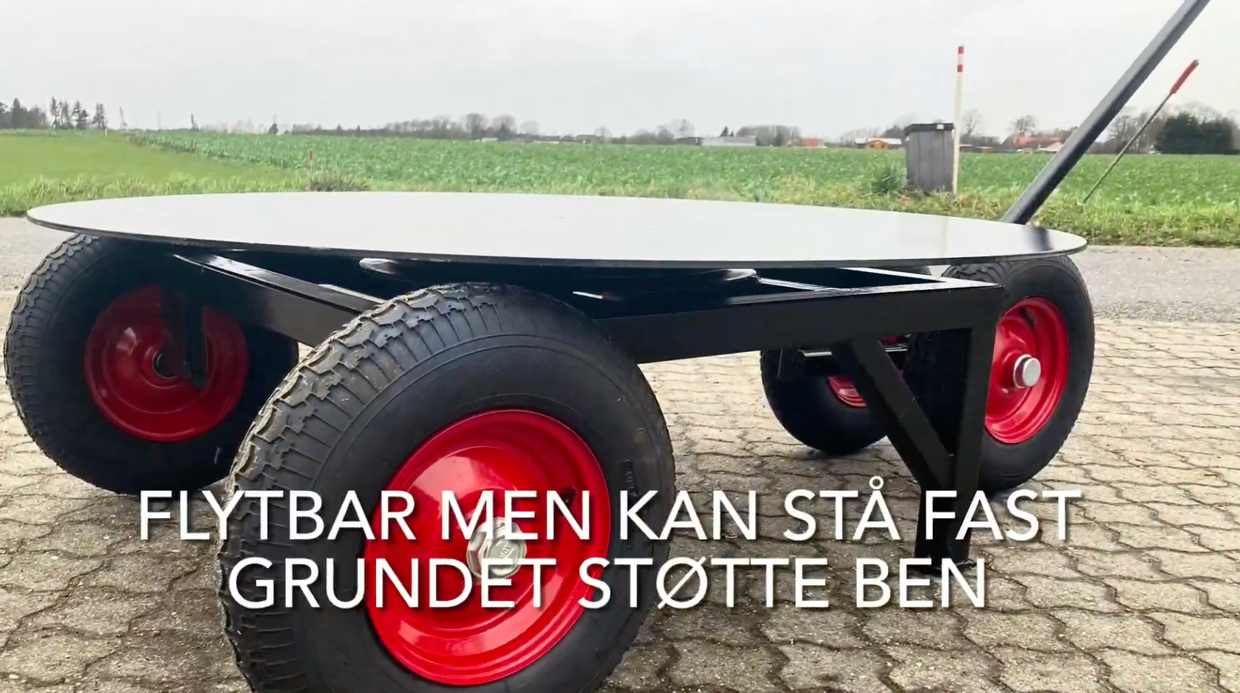 Roterende Rundballevogn