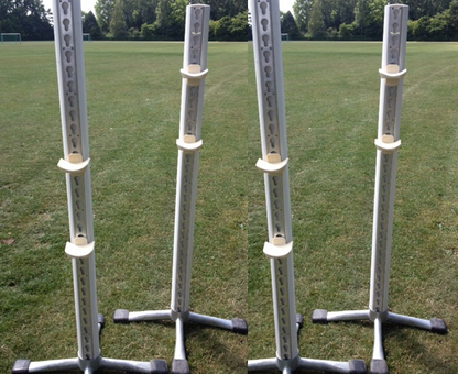 ENKELTSTØTTE HVID (nøglehulsskinne)