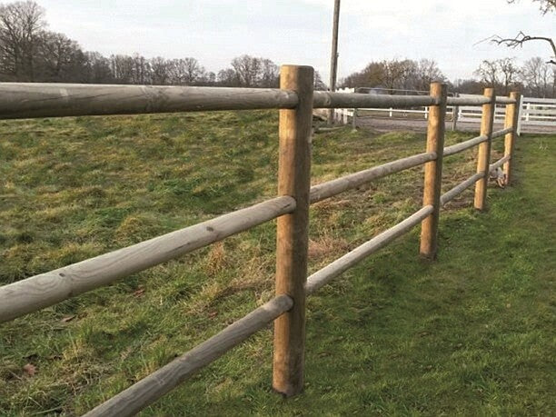 KVALITETS RIDEBANEHEGN - TRYKIMPRÆGNERET (3 rafter)