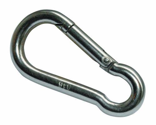 KARABINHAGE - 100x10 mm - 350 kg rustfri