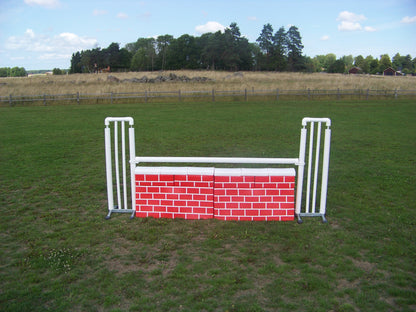 MUR MED ENKELTSTØTTER (m. bom)