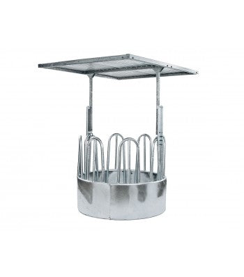 RUNDFODERBEHOLDER MAXI  MED TAG (med 12 ædepladser)