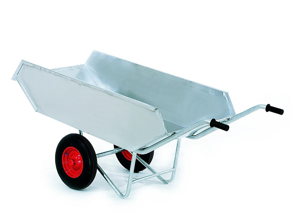 TRILLEBØR I GALVANISERET STÅL  (450 l.)